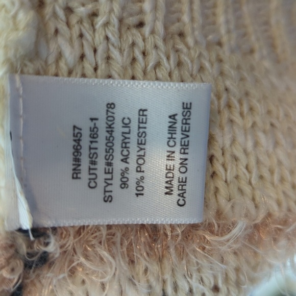 Love on a Hanger Striped Open front Long Cardigan Med Sleeveless - Picture 6 of 7